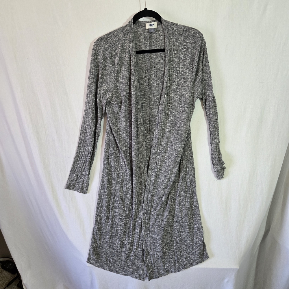 Old Navy Charcoal Knit Cardigan